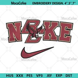 Boston College Eagles Nike Logo Embroidery Design Download File