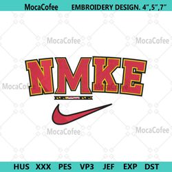 Maryland Terrapins Nike Logo Embroidery Design Download File