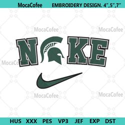 Michigan State Spartans Nike Logo Embroidery Design Download File