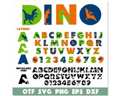 Dinosaur Font svg Layered, Dinosaur Font png Dino Font ttf, Dinosaur letters svg Dinosaur name svg Dinosaur Font svg png