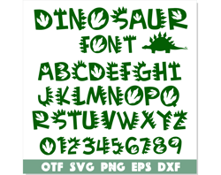 dinosaur font ttf, dinosaur font svg, dinosaur font png, dinosaur svg, baby font kids fonts childrens font dinosaur svg