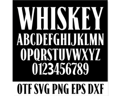 Whiskey Font otf, Whiskey Font svg, Whiskey Font png, Western Font, Whiskey Vintage Font ttf, Cowboy Font, Rodeo Font