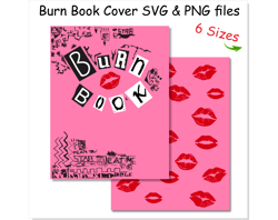Burn Book Cover SVG PNG files | Burn Book svg, Burn Book png Printable, Burn Book Cover svg, Burn Book Cover png