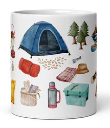 camping mug camping lover gift outdoorsy person gift camper coffee mug camping tea mug park camping