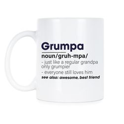 grumpa gift for grandpa grumpa definition grandpa birthday grandpa mug grandad mug