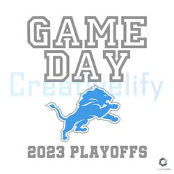 Game Day 2023 Playoffs SVG Detroit Lions Football File,NFL svg,NFL Football,Super Bowl, Super Bowl svg,Super Bowl 2024