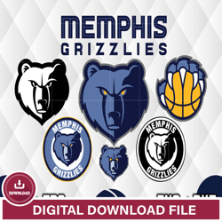 Bundle Memphis Grizzlies Logo svg png,NFL svg, NFL sport, Super Bowl svg, Football svg, NFL bundle, NFL football, NFL, S