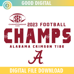 Alabama Crimson Tide Champions 2023 SVG,NFL svg, NFL,Super Bowl svg,super Bowl, football