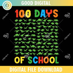 100 Days Of School T Rex ,100th day of school,back to school,School,100 Days svg, Teacher svg, School svg