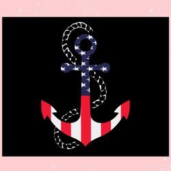American Flag Anchor 4th Of July ,Trending, Mothers day svg, Fathers day svg, Bluey svg, mom svg, dady svg.jpg