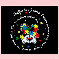 Autism Is A Journey I Never Planned For ,Trending, Mothers day svg, Fathers day svg, Bluey svg, mom svg, dady svg.jpg