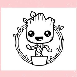 Baby Groot Outline Guardians Of The Galaxy ,Trending, Mothers day svg, Fathers day svg, Bluey svg, mom svg, dady svg.jpg