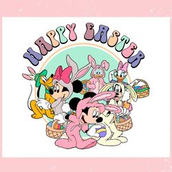Disney Happy Easter Eggs Basket ,Trending, Mothers day svg, Fathers day svg, Bluey svg, mom svg, dady svg.jpg