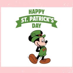 Disney Happy St Patricks Day Mickey ,Trending, Mothers day svg, Fathers day svg, Bluey svg, mom svg, dady svg.jpg