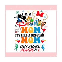Im A Disney Mom Its Like A Regular Mom ,Trending, Mothers day svg, Fathers day svg, Bluey svg, mom svg, dady svg.jpg