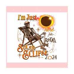 Im Just Here For Total Solar Eclipse 2024 ,Trending, Mothers day svg, Fathers day svg, Bluey svg, mom svg, dady svg.jpg