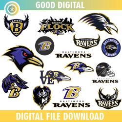 Baltimore Ravens SVG Bundle,NFL svg, NFL,Super Bowl svg,super Bowl, football