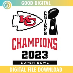 Kansas City Chiefs Champions 2023 SVG,NFL svg, NFL,Super Bowl svg,super Bowl, football