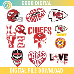 Kansas City Chiefs SVG Bundle,NFL svg, NFL,Super Bowl svg,super Bowl, football