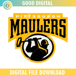 Pittsburgh Maulers Logo ,NFL svg, NFL,Super Bowl svg,super Bowl, football