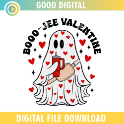 Ghost Boojee Valentine Stanley Tumbler SVG,Valentine day svg,Valentine day 2024, Happy Valentine,Couple