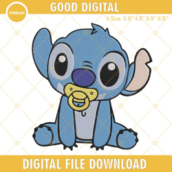 Baby Stitch Embroidery Designs, Cute Disney Stitch Embroidery Files, Embroidery Design,Embroidery Design svg, Embroidery