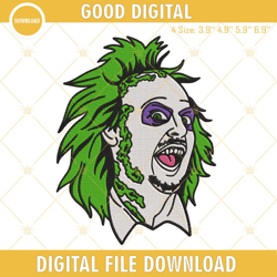 Beetlejuice Embroidery Files, Halloween Movie Embroidery Designs, Embroidery Design,Embroidery Design svg, Embroidery