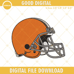 Cleveland Browns Logo Embroidery Files, NFL Football Team Machine Embroidery Designs, Embroidery Design,Embroidery Desig