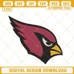 Arizona Cardinals Logo Embroidery Files, NFL Football Team Machine Embroidery Designs.jpg