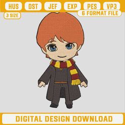 Ron Weasley Embroidery Design, Harry Portter Embroidery Design.jpg