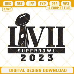 Super Bowl LVII 2023 Embroidery Designs, Sunday Football Embroidery Files.jpg