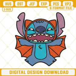 Stitch Halloween Bat Embroidery Files, Lilo Stitch Spooky Embroidery Designs.jpg