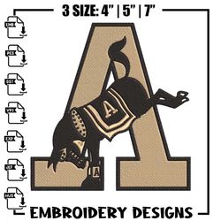Army Black Knights logo embroidery design, NCAA embroidery, Sport embroidery, Logo sport embroidery,Embroidery design,Em