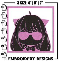 Anya box Embroidery Design, Spy x family Embroidery, Embroidery File, Anime Embroidery, Anime shirt, Digital download,Em