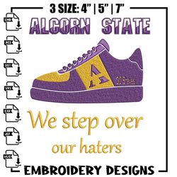 Alcorn State University logo embroidery design,NCAA embroidery, Sport embroidery,logo sport embroidery,Embroidery design