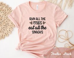 Run All The Miles Eat All The Snacks, Mickey Food Shirt, Magical Disney Shirt, Mickey Shirt, Mickey Mouse, Disneyland Sh