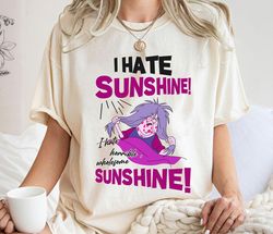 I Hate Sunshine Funny Shirt, Madam Mim T-Shirt, The Sword in the Stone Tee, Disney Villains, Family Vacation, Disneyland