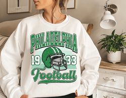 Vintage Philadelphia Football Crewneck Sweatshirt, Vintage Style Philadelphia Football Shirt, Philadelphia Football Shir