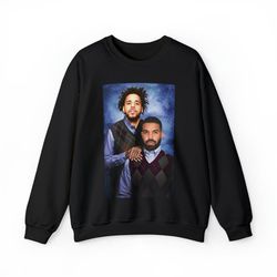 Drake 21 J Cole Step Bros Funny Crewneck Sweatshirt Christmas Gift Fathers Day Jcole Unisex Heavy Blend