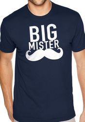 Dad Gift  Big Mister Mustache  Daddy Shirt - Funny Shirt Men - Fathers Day Gift - Mens Shirt - Dad Gift - Mustache Shirt