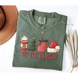 Tis The Season Shirt, Merry Christmas Shirt, Womens Christmas Shirt, Cute Winter Shirt, Family Christmas Shirt, Santa Sh