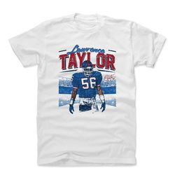 Lawrence Taylor Men's Cotton T-Shirt - New York Throwbacks Lawrence Taylor Stadium B