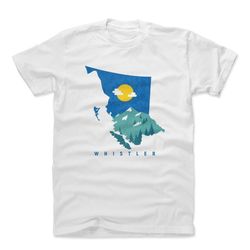 Whistler Men's Cotton T-Shirt - Canada Lifestyle Whistler Canada Mountains