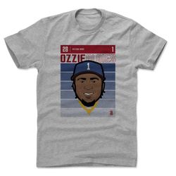 Ozzie Albies Men's Cotton T-Shirt - Atlanta Baseball Ozzie Albies Fade B