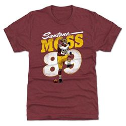 Santana Moss Men's Premium T-Shirt - Washington Throwbacks Santana Moss Retro WHT