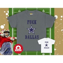 NFL Rivalry T-shirt - FUCK DALLAS shirt, Original design by SkotSports and Sold only on Etsy.