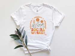 Social Worker Shirt, Advocate Support Empower Shirt, Social Work Month, Student Graduation, School Social Worker, Gift F