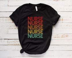 retro nurse tee,gift for nurse,nursing shirt,nurse life shirt,nursing gift,nursing tee,Registered nurse,Nurse life shirt