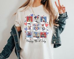 Happy 4th of July Mickey and Friends Shirt, 4th of July Funny Shirt, Fourth Of July Disney Shirt, Disney American Patrio