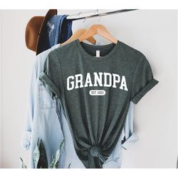 personalize grandpa gift shirt, fathers day shirt, new grandpa shirt, abuelo shirt, daddy shirt, new father shirt, fathe